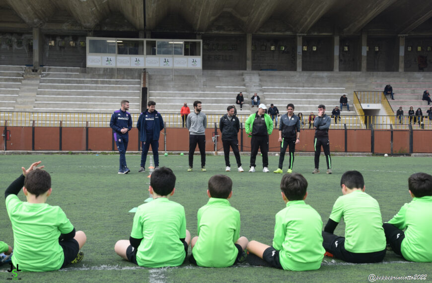 La visita dei tecnici della Fiorentina Lorenzo Bacci e Nico Lelli alla Junior Sport Lab
